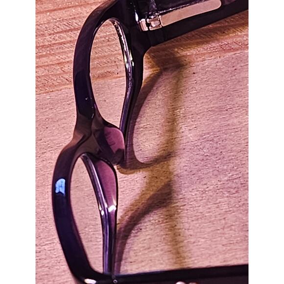 Chanel 3129-H-B Eyeglasses Frames Purple Rhinestone Logo 53-16-135 Made in Italy - Picture 7 of 11